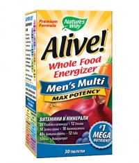 NATURES WAY Alive!®  Men's Multi  Max Potency / 30 Tabs.