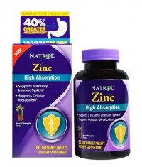 NATROL Zinc - High Absorption / 60 Tabs.