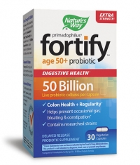 NATURES WAY Primadophilus Fortify 50+ 50 Billion Probiotic / 30 Vcaps.