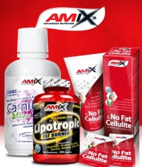 PROMO STACK Amix No Fat & Cellulite Gel 200ml. + Amix Lipotropic Fat Burner 200 Caps. + Amix CarniLine Proactive 480ml