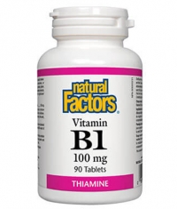 NATURAL FACTORS Vitamin B1 100mg. / 90 Tabs.