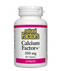 NATURAL FACTORS Calcium Factor+ 350mg. / 90 Tabs.
