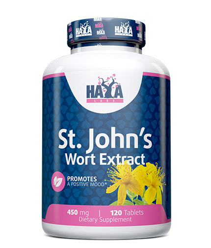 HAYA LABS St. John's Wort 450mg / 120 Tabs.