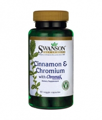 SWANSON Cinnamon & Chromium with Chromax / 60 Vcaps