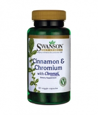 SWANSON Cinnamon & Chromium with Chromax / 60 Vcaps