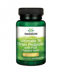 SWANSON Dr. Stephen Langer's Ultimate 16 Strain Probiotic with FOS 3.2 Billion CFU / 60 Vcaps