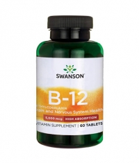 SWANSON Vitamin B-12 Methylcobalamin - High Absorption 5000mcg. / 60 Tabs