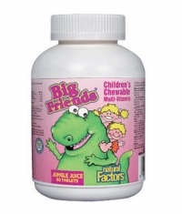 NATURAL FACTORS BigFriends Children's Chewable Multi-Vitamins / 60 Tabs