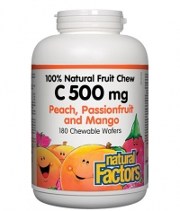 NATURAL FACTORS Vitamin C 500mg Chewable Frutti / 90 Tabs