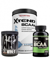 PROMO STACK Xtend Pachet 1+2 ON (BCAA Mega -Termen 31.03.2019 )