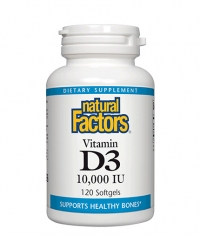 NATURAL FACTORS Vitamin D3 10000 IU / 120 Softg