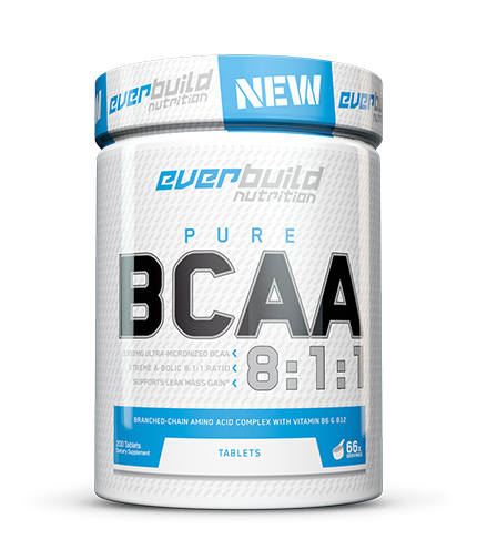 EVERBUILD BCAA 8:1:1 1000mg / 200 Tabs.