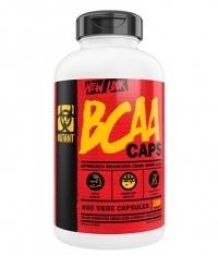 MUTANT 100% Free Form BCAAs In Ultra-fast Capsule Delivery / 400caps