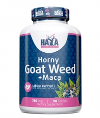HAYA LABS Horny Goat Weed Extract 750 mg + MACA  / 90tabs.