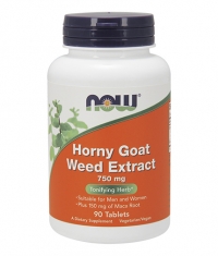 NOW Horny Goat Weed Extract 750mg. / 90 Tabs.