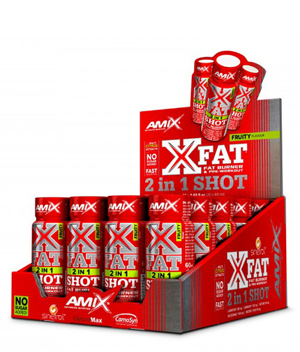 AMIX XFat 2in1 SHOT Box / 20x60ml 1.000