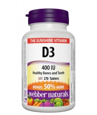 WEBBER NATURALS Vitamin D3 400 IU / 270 Tabs