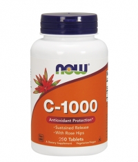 NOW Vitamin C-1000 /Sustained Release with Rose Hips/ 250 Tabs.