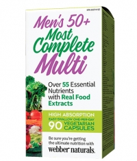 WEBBER NATURALS Men's 50+ Most Complete Multi / 90 Vcaps