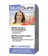 WEBBER NATURALS MultiSure for Women 50+ / 80 Caps