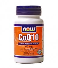 NOW CoQ10 Omega 3 Fish Oil  30 Softgels