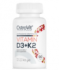 OSTROVIT PHARMA Vitamin D3 2000 + K2 100mcg / 90 Tabs