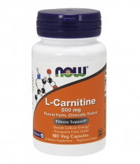 NOW L-Carnitine 500mg. / 180 VCaps.
