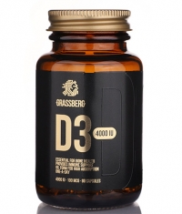 GRASSBERG Vitamin D3 4000 IU / 90 Softgels