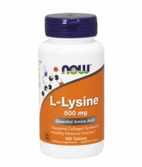 NOW L-Lysine 500mg. / 100 Tabs.