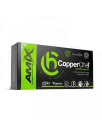 AMIX ChelaZone® CopperChel® Copper Bisglycinate Chelate / 90 Vcaps