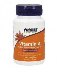 NOW Vitamin A 10,000 IU / 100 Softgels