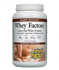NATURAL FACTORS 100% Natural Whey Protein / Double Chocolate