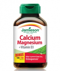 JAMIESON Calcium Magnesium with Vitamin D / 200 Caps