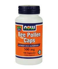 NOW Bee Pollen 500mg. / 100 Caps.