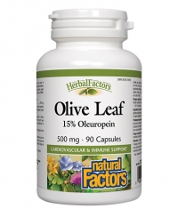 NATURAL FACTORS Olive Leaf 500 mg / 90 Caps