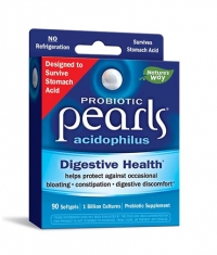NATURES WAY Pearls Probiotic / 1 billion active probiotics / 90 Softgels