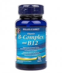 HOLLAND AND BARRETT Vitamin B-Complex and B12 / 90 Tabs