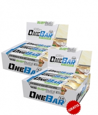 PROMO STACK One Bar 2.0 Box 1+1 FREE ( White chocolate and coconut)