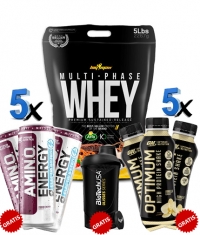 PROMO STACK Proteina + BCAA + Whey Shake + SHAKER [1+4 gratis]