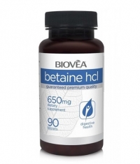 BIOVEA Betaine HCL 650 mg / 90 Tabs
