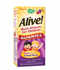 NATURES WAY Alive! Children’s Multi-Vitamin Gummy / 30 Gummies