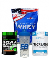 PROMO STACK WHEY + BCAA/GLUTAMINA ( DOAR AROMA DE ICE TEA) + CREATINA + SHAKER