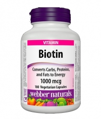 WEBBER NATURALS Biotin 1000 mcg / 180 Vcaps