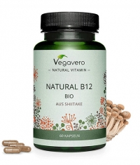 VEGAVERO Natural B12 BIO from Shiitake / 60 Caps