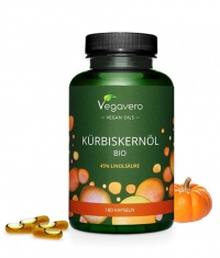 VEGAVERO Organic Pumpkin Seed Oil / 180 Caps