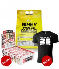 PROMO STACK PROTEINA + Batoane + Tricou (1+2 Gratis) (Doar anuminte arome)