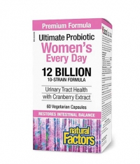 NATURAL FACTORS Women's Multi Probiotic / 60 Vcaps.