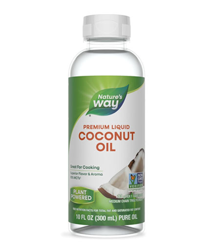 NATURES WAY Liquid Coconut Oil / 300ml.