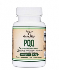 DOUBLE WOOD PQQ Pyrrolinquinoline 20 mg / 60 Caps