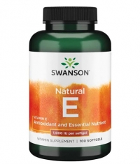 SWANSON Natural Vitamin E 1000 IU / 100 Softgels